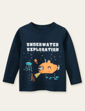 Submarine Adventure Printed T-shirt - CCMOM