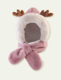 Super Warm Antlers Hooded Scarf - CCMOM