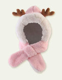 Super Warm Antlers Hooded Scarf - CCMOM