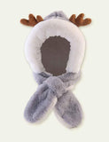 Super Warm Antlers Hooded Scarf - CCMOM