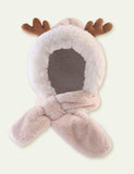 Super Warm Antlers Hooded Scarf - CCMOM