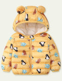 Today Only - Cartoon Printed down Cotton-Padded Jacket - CCMOM