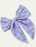 Today Only - Embroidery Bow Barrettes - CCMOM