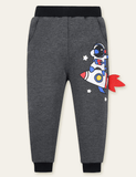 Toddler Cartoon Printed School Sweatpants