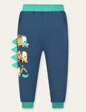 Toddler Cartoon Printed School Sweatpants - CCMOM