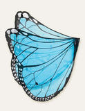 Toddler Girl Butterfly Wings Mesh Party Cape - CCMOM