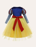 Toddler Girl Snow White Mesh Party Dress - CCMOM