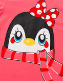Toddler Penguin Printed Long Sleeves Shirt & Pants Pajamas Set - CCMOM