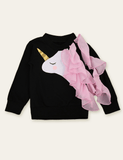 Toddler Unicorn Printed Family Matching Sweatshirt