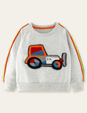 Tractor Appliqué Sweatshirt - CCMOM