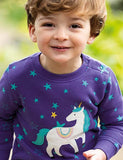 Unicorn Appliqué Sweatshirt - CCMOM