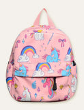 Unicorn Dinosaur Full Printed Schoolbag Backpack - CCMOM