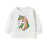 Unicorn Print Sweatshirt - CCMOM