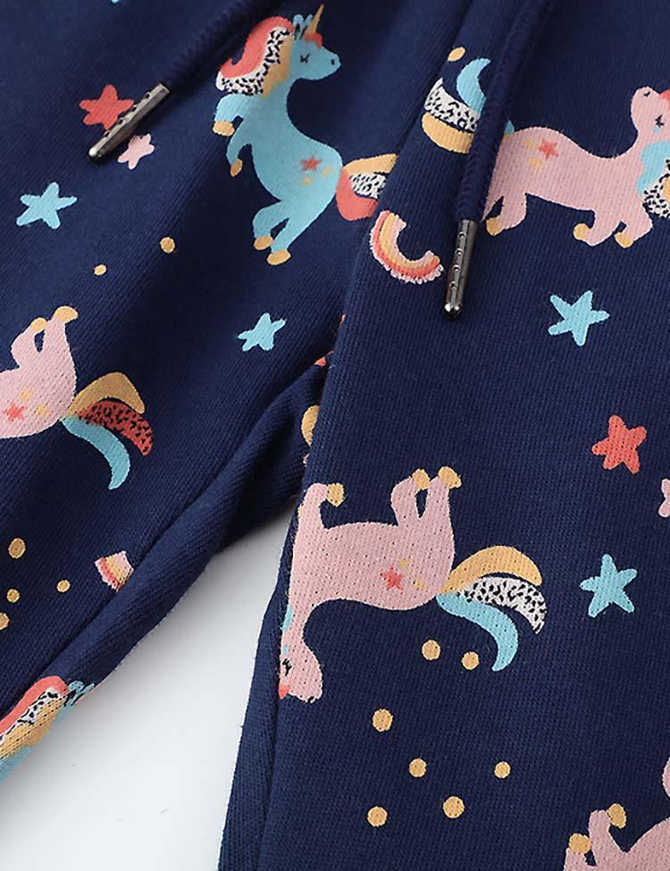 Unicorn Printed Hoodie Suit - CCMOM