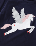 Unicorn Printed Long Sleeve T-shirt - CCMOM