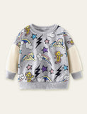 Unicorn Rainbow Printed Sweatshirt - CCMOM