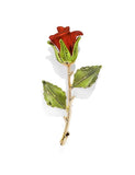 Vintage Red Rose Brooch - CCMOM