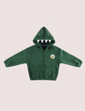 Winter Cute Dinosaur Zipper Hoodie - CCMOM