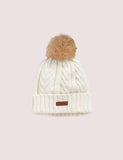 Winter Fur Ball Woolen Cap - CCMOM