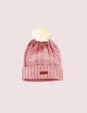 Winter Fur Ball Woolen Cap - CCMOM