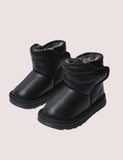 Winter Glossy Short Snow Boots